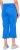 Ulla Popken Wide Leg Twill Mary Fit Culottes Deep Aqua - Džíny & Nohavice vo Veľkých Veľkostiach – Plus Size - 