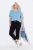 Ulla Popken Cropped Jeggings Black - Nohavice - Nohavice pre ženy vo veľkých veľkostiach