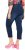 Ulla Popken Cropped Denim Look Stretch Fit Leggings Denim Blue - Džíny & Nohavice vo Veľkých Veľkostiach – Plus Size - 
