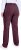 Ulla Popken Thermal Stretch Fit Mony Pants Aubergine - Džíny & Nohavice vo Veľkých Veľkostiach – Plus Size - 
