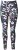 Ulla Popken Leopard Print Quick Drying Leggings Black - Džíny & Nohavice vo Veľkých Veľkostiach – Plus Size - 