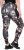 Ulla Popken Abstract Print Quick Dry Sports Leggings Black - Džíny & Nohavice vo Veľkých Veľkostiach – Plus Size - 