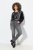 Ulla Popken Rivet Studded Stretch Fit Jeans Grey Denim - Džínsy - Dámske džínsy veľkých veľkostí