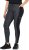 Ulla Popken Quick Drying Leopard Print Sport Leggings Black - Džíny & Nohavice vo Veľkých Veľkostiach – Plus Size - 