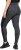 Ulla Popken Quick Drying Leopard Print Sport Leggings Black - Džíny & Nohavice vo Veľkých Veľkostiach – Plus Size - 