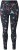 Ulla Popken Quick Drying Celestial Print Sport Leggings Black - Džíny & Nohavice vo Veľkých Veľkostiach – Plus Size - 