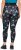 Ulla Popken Quick Drying Celestial Print Sport Leggings Black - Džíny & Nohavice vo Veľkých Veľkostiach – Plus Size - 