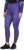 Ulla Popken Neon Zebra Print Performance Leggings Purple - Džíny & Nohavice vo Veľkých Veľkostiach – Plus Size - 