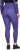 Ulla Popken Neon Zebra Print Performance Leggings Purple - Džíny & Nohavice vo Veľkých Veľkostiach – Plus Size - 