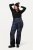 Ulla Popken Functional Ski Trousers Waterproof Velcro Closure Navy - Lyžiarske oblečenie - 