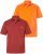 JP1880 Polo Shirts 2-pack Piqué Red Orange - Polokošele - Polokošele 2XL-8XL