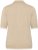 Kaffe Curve Lizzy Contrast Knitted Polo Feather Grey Melange - Polokošele - 