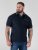 D555 Barret Interlock Jacquard Collar & Cuffs Polo Navy - Polokošele - Polokošele 2XL-8XL
