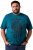 Men Plus T-Shirt Short Sleeve Lagoon Green - Tričká - Nadrozmerné tričká - 2XL-14XL