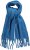 Ulla Popken Trendy Boucle Yarn Fringe Knit Scarf Teal Blue - Doplnky - 