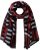 Ulla Popken Be Happy Statement Print Scarf Navy - Doplnky - 