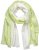 Ulla Popken Ombre Linen Blend Scarf Lime Green - Doplnky - 