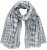 Ulla Popken Striped Statement Scarf Grey - Doplnky - 