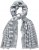 Ulla Popken Striped Statement Scarf Grey - Doplnky - 