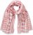 Ulla Popken Striped Statement Scarf Neon Red - Doplnky - 