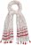 Ulla Popken Dot Print Tassel Accent Scarf Red - Doplnky - 