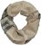 Ulla Popken Plaid Infinity Scarf Brown - Doplnky - 