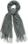 Ulla Popken Fringed Scarf Graphite Grey - Doplnky - 