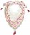 Ulla Popken Tassel Embroidery Scarf Snow White - Doplnky - 