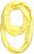 Ulla Popken Striped Infinity Scarf Lemon Yellow - Doplnky - 