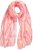 Ulla Popken Tie Dye Striped Scarf Magenta Pink - Doplnky - 