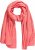 Ulla Popken Muslin Scarf Dark Coral - Doplnky - 