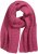 Ulla Popken Garter Stitch Knit Scarf Pink - Doplnky - 