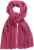 Ulla Popken Garter Stitch Knit Scarf Pink - Doplnky - 