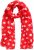 Ulla Popken Polka Dot Scarf Neon Red - Doplnky - 