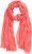 Ulla Popken Lightweight Scarf Coral Pink - Doplnky - 