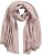 Ulla Popken Fringed Hem Knit Scarf Mocha Brown - Doplnky - 