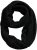 Ulla Popken Knit Infinity Scarf Black - Doplnky - 