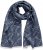Ulla Popken Smyle Reversible Scarf Navy - Doplnky - 