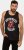JP1880 Rolling Stones Graphic Band Tank Top Black - Tričká - Nadrozmerné tričká - 2XL-14XL