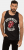 JP1880 Rolling Stones Graphic Band Tank Top Black - Tričká - Nadrozmerné tričká - 2XL-14XL