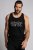 JP1880 AC/DC Graphic Comfort Fit Band Tank Top Black - Tričká - Nadrozmerné tričká - 2XL-14XL