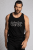 JP1880 AC/DC Graphic Comfort Fit Band Tank Top Black - Tričká - Nadrozmerné tričká - 2XL-14XL