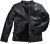JP1880 Classic Biker Style Leather Jacket Black - Bundy - Bundy Nadmerné Veľkosti 2XL-8XL