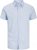Jack & Jones Breeze Linen Blend Short Sleeve Shirt Chambray Blue - Košele - Košele 2XL-10XL