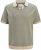 Jack & Jones Ceaston Knit Short Sleeve Sweater Vetiver - Mikiny & mikiny bez kapucne - Mikiny & Mikiny s Kapucňou 2XL-12XL