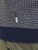 Jack & Jones Ceaston Knit Short Sleeve Sweater Grey/Blue - Mikiny & mikiny bez kapucne - Mikiny & Mikiny s Kapucňou 2XL-12XL
