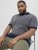 Jack & Jones Ceaston Knit Short Sleeve Sweater Grey/Blue - Mikiny & mikiny bez kapucne - Mikiny & Mikiny s Kapucňou 2XL-12XL
