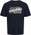 Jack & Jones Hawaii Shape Crew Neck T-Shirt Navy - Tričká - Nadrozmerné tričká - 2XL-14XL