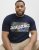 Jack & Jones Hawaii Shape Crew Neck T-Shirt Navy - Tričká - Nadrozmerné tričká - 2XL-14XL