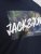 Jack & Jones Hawaii Shape Crew Neck T-Shirt Navy - Tričká - Nadrozmerné tričká - 2XL-14XL